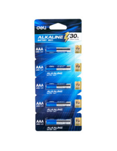 DLE18511,Baterii r3(aaa) alcaline blister 1 buc Deli