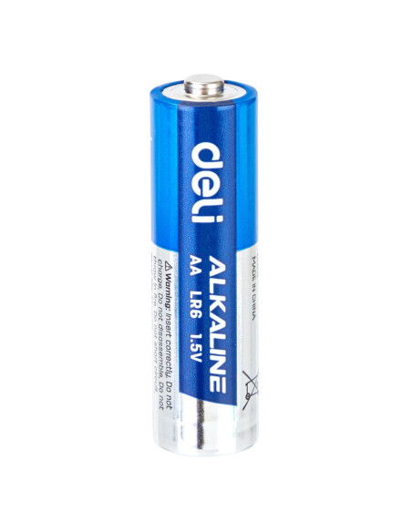 DLE18510,Baterii r6(aa) alcaline blister 1 buc Deli