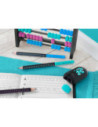 FC511911-12,Creion grafit b jumbo grip two tone negru-roz 2022 Faber-castell - Set 12