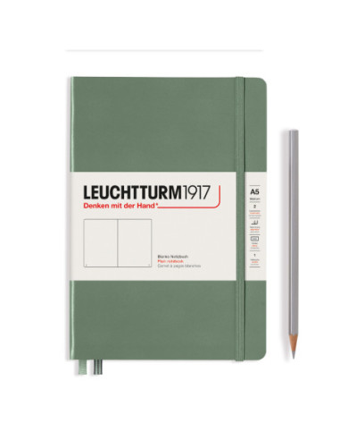 LT365488,Caiet a5 velin coperta rigida olive Leuchtturm