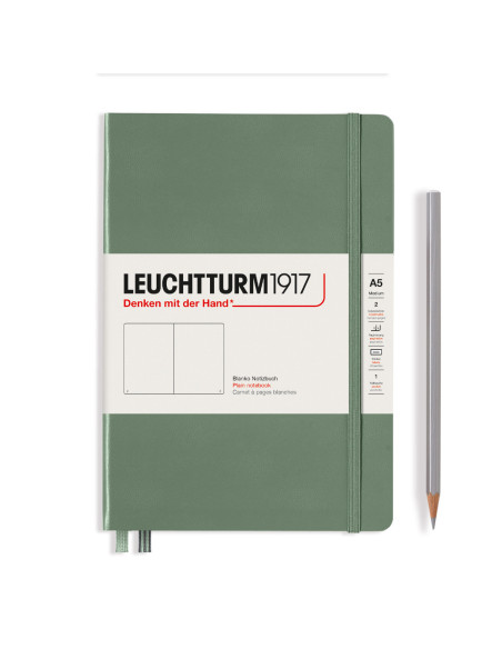 LT365488,Caiet a5 velin coperta rigida olive Leuchtturm