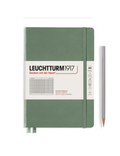 LT365491,Caiet a5 aritmetica coperta rigida olive Leuchtturm