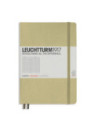 LT354593,Caiet a5 aritmetica coperta rigida nisipiu Leuchtturm