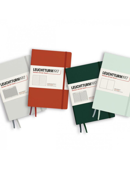 LT359698,Caiet a5 velin coperta rigida verde pacific Leuchtturm