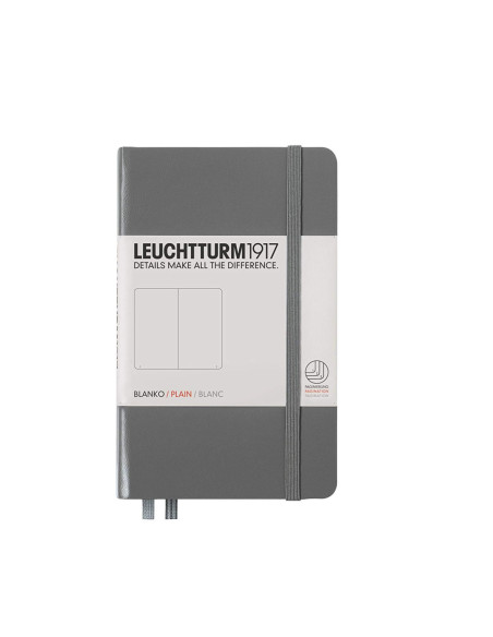 LT344779,Caiet a6 velin coperta rigida antracit Leuchtturm