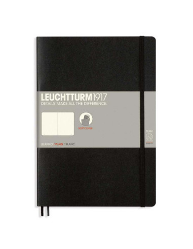 LT349296,Caiet b5 dictando coperta flexibila negru Leuchtturm