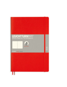 LT349305,Caiet b5 velin coperta flexibila rosu Leuchtturm