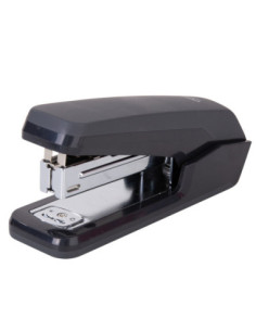 DLE0464BK,Capsator 25 coli 24/6 half strip efortless negru Deli
