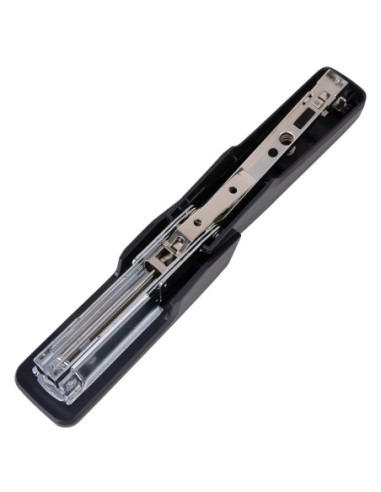 DLE0464BK,Capsator 25 coli 24/6 half strip efortless negru Deli