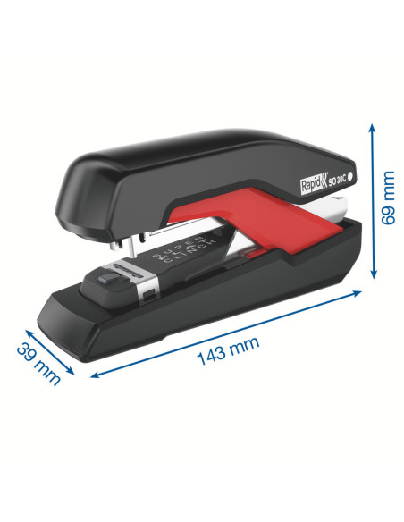 RA5000550,Capsator 30 coli capse omnipress supreme so30 negru/rosu Rapid