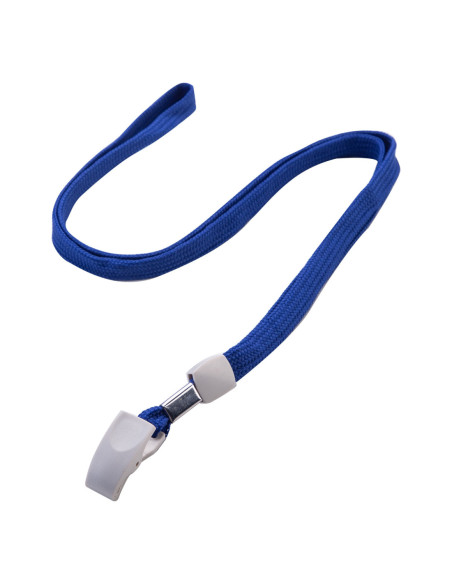 DLE5757-50,Ecuson vertical 70*105mm cu clips si snur textil Deli - Set 50