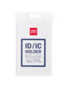 DL8315-6,Ecuson vertical rigid pt carduri 54*89mm rama alba deschidere laterala Deli - Set 6