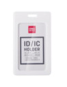 DL8317-6,Ecuson vertical silicon pt carduri 54*89mm rama alba Deli - Set 6