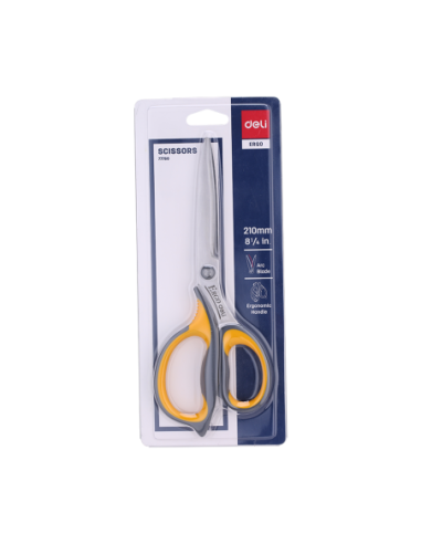 DLE77760,Foarfeca birou 21cm cu grip Deli