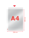 ES56061,Folie protectie a4 cristal 55 microni 10/set Esselte