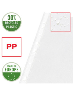 ES17939,Folie protectie a4 cu clapa laterala 10/top 100 microni Esselte 2