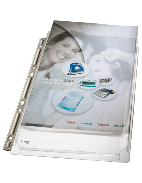LZ47553003,Folie protectie a4 extra ranforsare metal 3/set jumbo Leitz