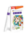 DLEC193A-PR-6,Marker acrilic mov color emotion Deli - Set 6