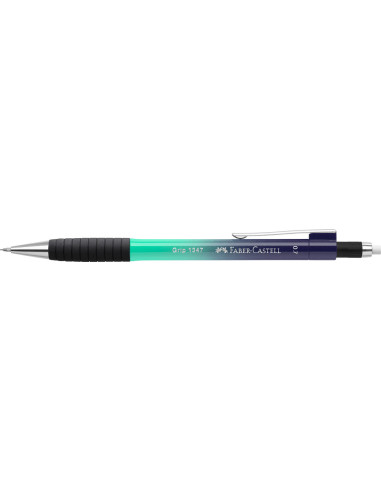 FC134702,Creion mecanic 0.7 mm albastru-turcoaz grip 1347 flow Faber-castell