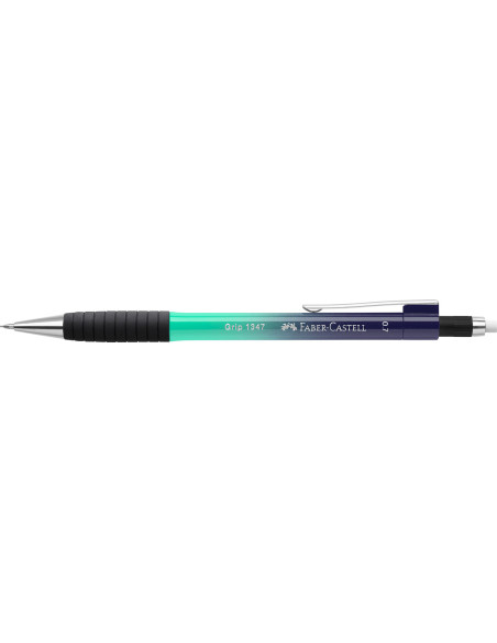 FC134702,Creion mecanic 0.7 mm albastru-turcoaz grip 1347 flow Faber-castell