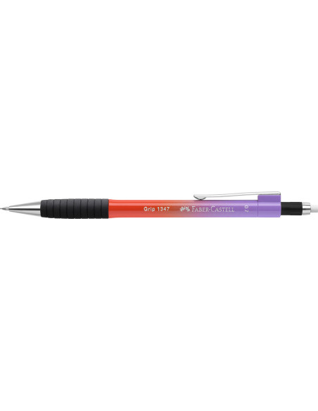 FC134703,Creion mecanic 0.7 mm violet-portocaliu grip 1347 flow Faber-castell