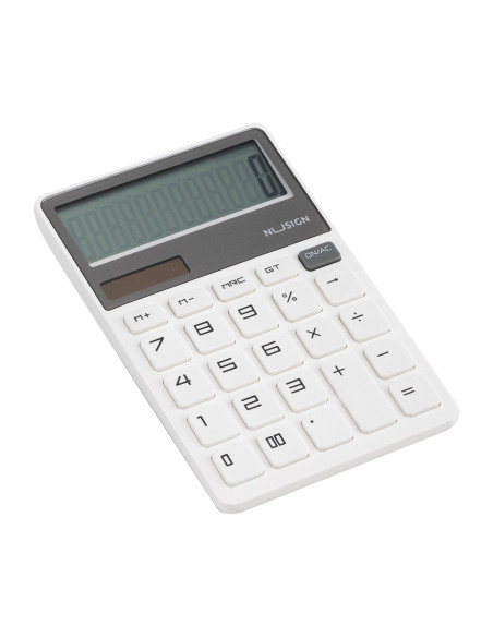 DLENS042WH,Calculator birou 12 dig alb Nusign deli