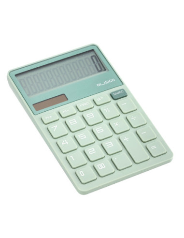 DLENS042GR,Calculator birou 12 dig vernil Nusign deli
