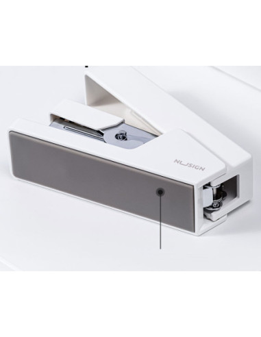 DLENS081WH,Capsator 25 coli 24/6, 26/6 corp metal alb Nusign 081 deli