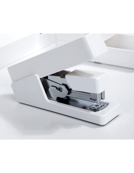 DLENS081WH,Capsator 25 coli 24/6, 26/6 corp metal alb Nusign 081 deli