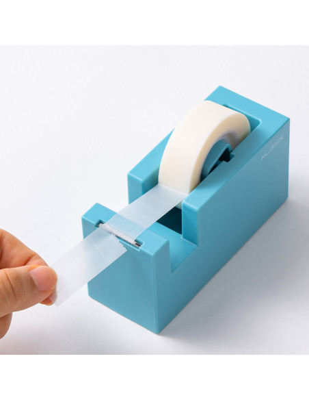 DLENS121BL,Dispenser stabil pentru banda adeziva 18mm bleu Nusign deli