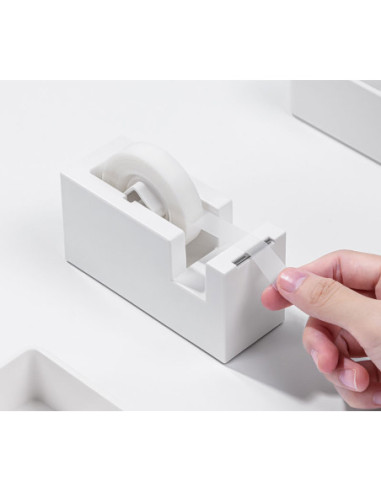 DLENS121WH,Dispenser stabil pentru banda adeziva 18mm alb Nusign deli