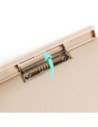 DLENS503BK,Clipboard simplu cu suport vertical negru Nusign deli