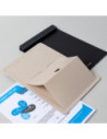 DLENS503BK,Clipboard simplu cu suport vertical negru Nusign deli