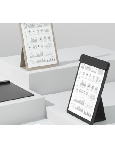 DLENS503BK,Clipboard simplu cu suport vertical negru Nusign deli