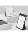 DLENS503BK,Clipboard simplu cu suport vertical negru Nusign deli