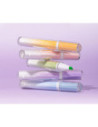 DLENS718,Textmarker parfumat forma patrata set 5 bucati Nusign deli