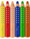 FC110630,Creioane colorate grippy XXL Faber-castell, 6 culori