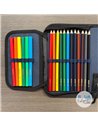 Penar echipat cu 1 fermoar si 2 clape Herlitz 400211277, 34 piese, Motiv Fearless