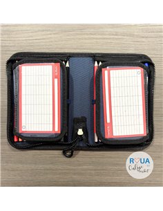 Penar echipat cu 1 fermoar si 2 clape Herlitz 400211277, 34 piese, Motiv Fearless 2