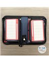 Penar echipat cu 1 fermoar si 2 clape Herlitz 400211277, 34 piese, Motiv Fearless