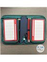 Penar echipat cu 1 fermoar si 2 clape Herlitz 400211281, 34 piese, Motiv Be Creative