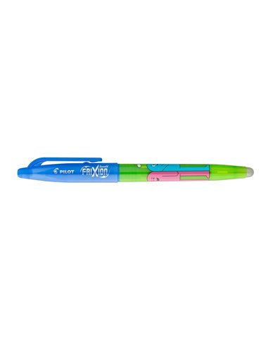 Roller Pilot Frixion Ball Best Friends 0.7 mm, cerneala albastra, Corp verde deschis