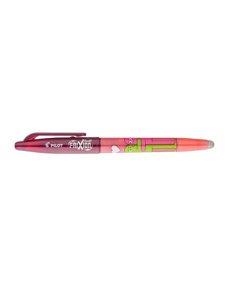 Roller Pilot Frixion Ball Best Friends 0.7 mm, cerneala albastra, Corp roz coral