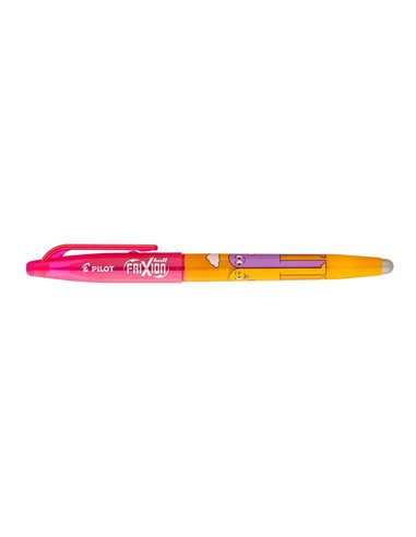 Roller Pilot Frixion Ball Best Friends 0.7 mm, cerneala albastra, Corp portocaliu deschis