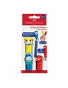 FC110704,Set 3 capace pentru creioane grippy Faber-castell