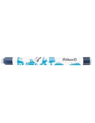 Patroane cerneala mari stilou Pelikan Griffix, cerneala albastru royal, 5 buc/cutie