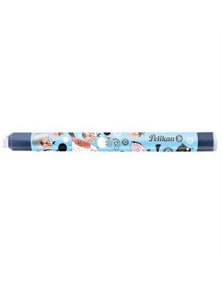 Patroane cerneala mari stilou Pelikan Griffix, cerneala albastru royal, 5 buc/cutie