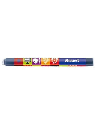 Patroane cerneala mari stilou Pelikan Griffix, cerneala albastru royal, 5 buc/cutie
