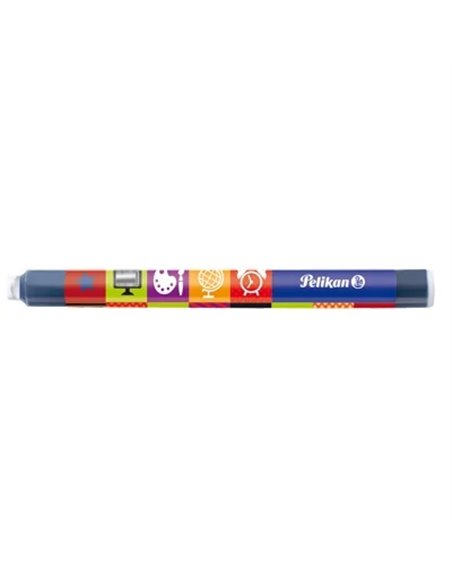 Patroane cerneala mari stilou Pelikan Griffix, cerneala albastru royal, 5 buc/cutie