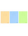 Caiet A5 Herlitz 400211738, 48 file, 70 g/mp, dictando, coperta plastic, Diverse culori